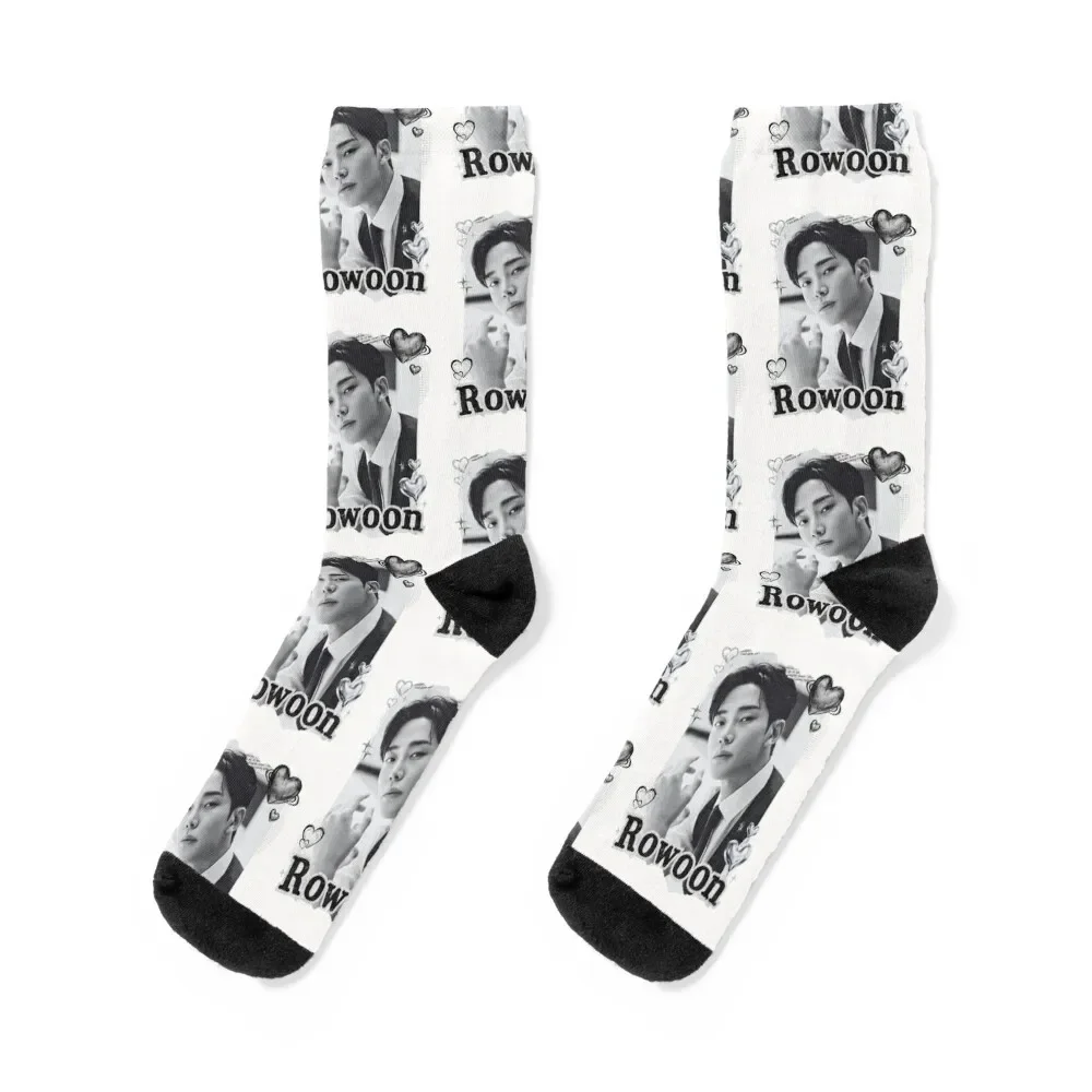

Rowoon Collage: K-Drama Star in Monochrome Socks compression hiking floor fashionable Boy Child Socks Women's