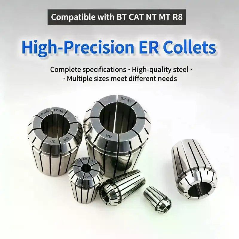 ER32 Spring Collet Chuck 0.008mm Accuracy CNC Workholding Tool for Professional Milling Lathe Engraving Operations