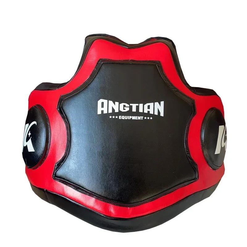 2026/Hot-selling/ANGTIAN factory custom leather body pads protector boxing chest guard