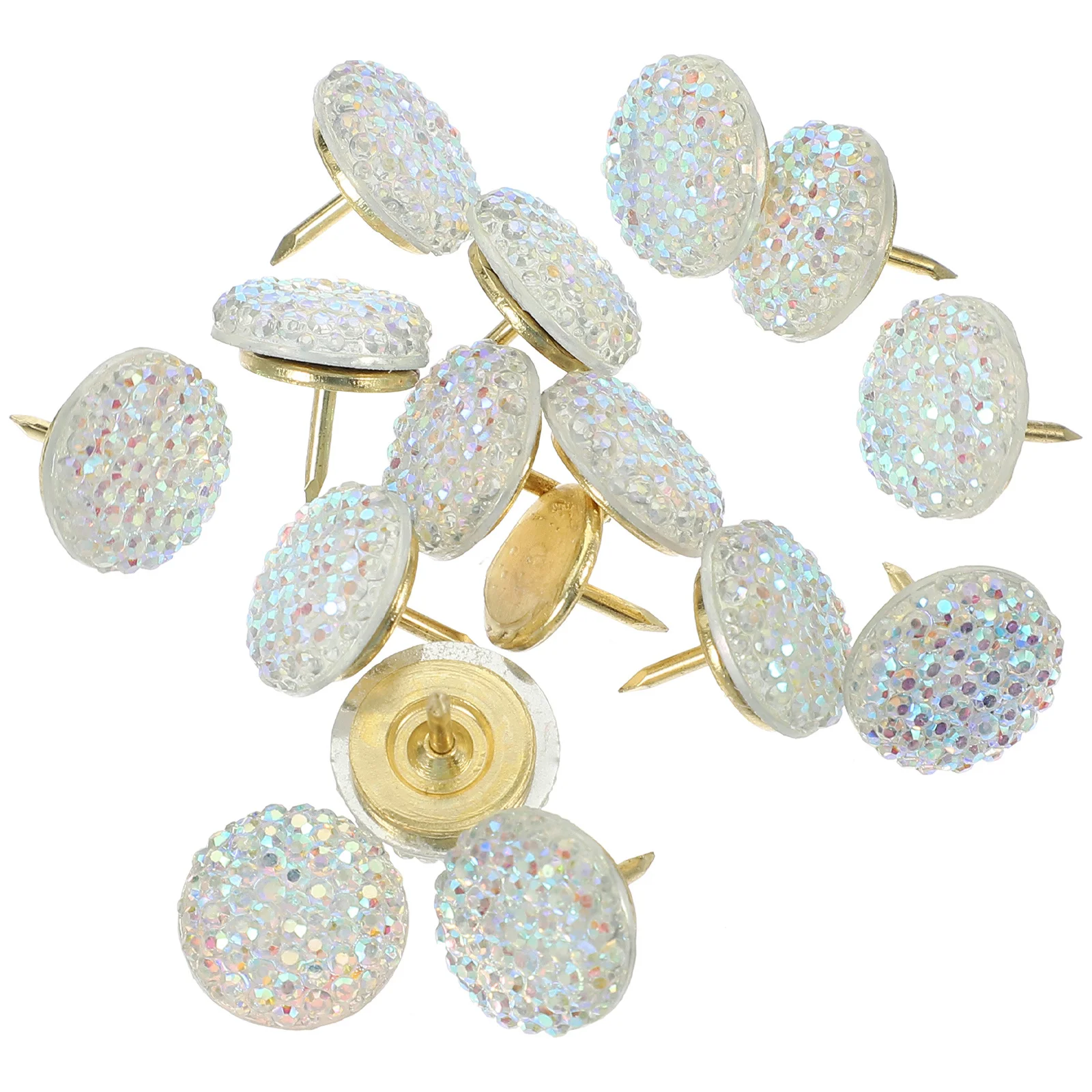 

15Pcs Delicate Thumb Tacks Multi-Use Candy Style Push Pins for Photo Wall Cork Strips Long-Lasting Smooth Head Tacks Office