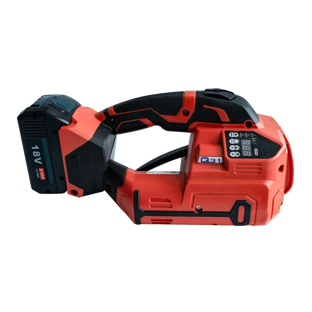 

Q31 PP PET 10-16mm Battery Strapping Tool Three Operation Mode Battery Powered Strapping Tools