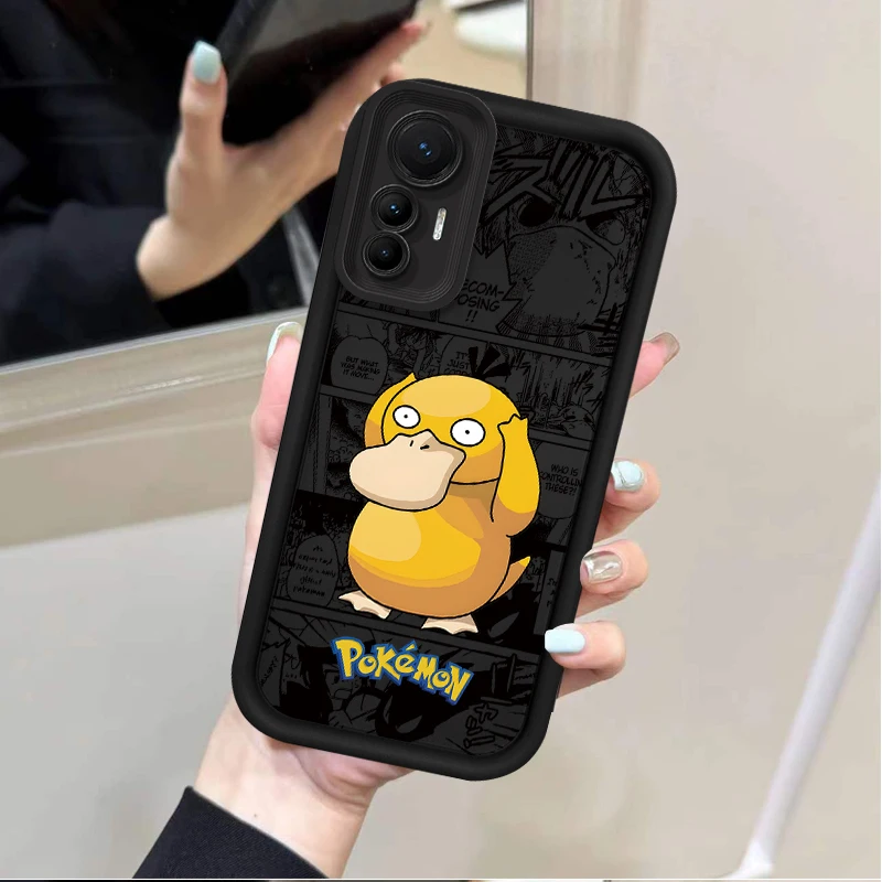 Etui na telefon z motywem kreskówkowego P-Pokémona dla Xiaomi Poco F7 F6 F5 F4 F3 M5s C65 C75 C71 X7 X6 X5 X4 GT X3 NFC M7 M6 Pro 4G 5G, tylna obudowa