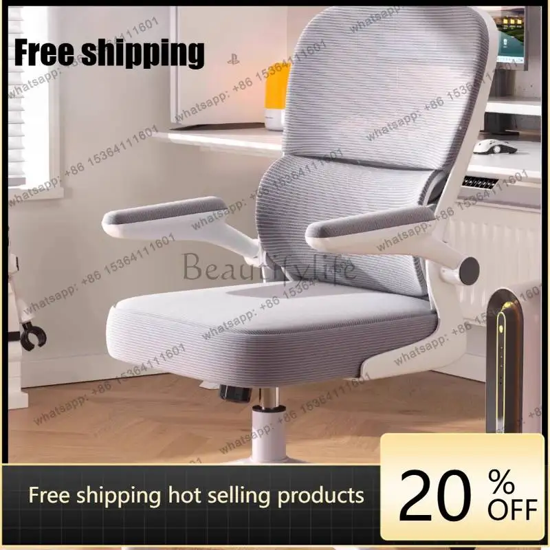 hot Blue Reclining Office Chairs Comfortable Upgrade Pink Mesh Office Chairs Relaxing Designer White Cadeira De Escritorio Furni