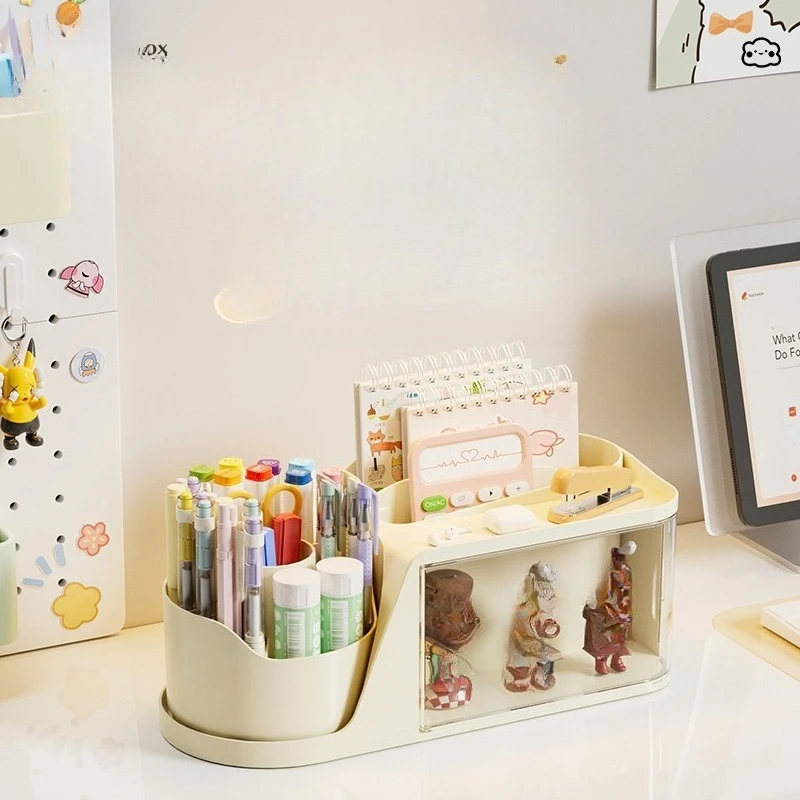 Makeup Brush Organizer Multifunctional Cosmetic Storage for Lipstick Eyeshadow Brushes Luxury Plastic Cream Pen Holder