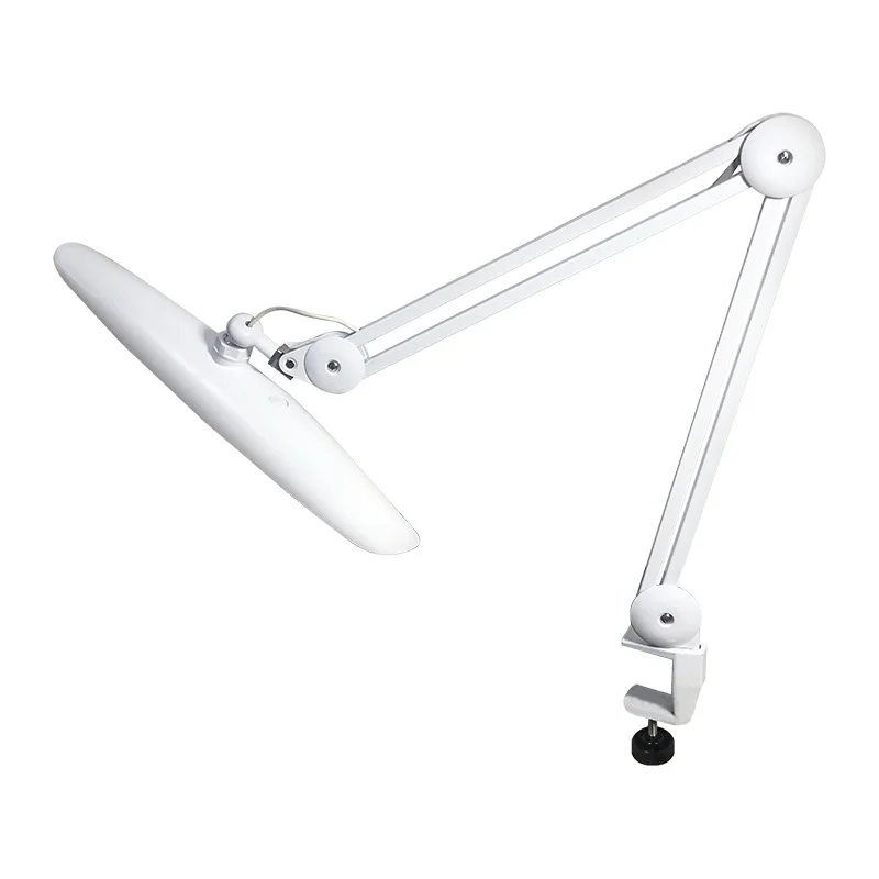 Imagem -06 - Led Clamp-on Table Lamp Folding Reading Desk Lamp Video Light Swing Arm Home Office Salão de Beleza Maquiagem Live Streaming