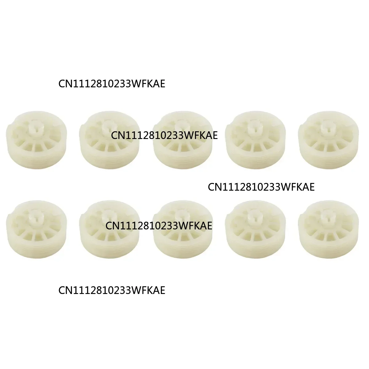 10X 82483-D3000FFF Window Regulator Gear Drum Spool for Hyundai Tucson Kia Sportage QL Optima 16-19 Repair Gear Beige
