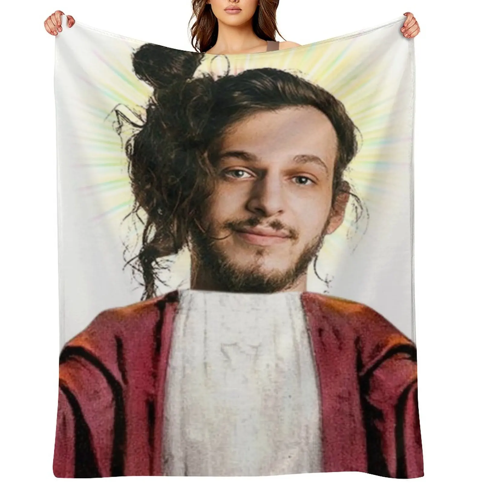

Subtronics Jesus Throw Blanket Vintage Retros Blankets For Baby Beautifuls Blankets