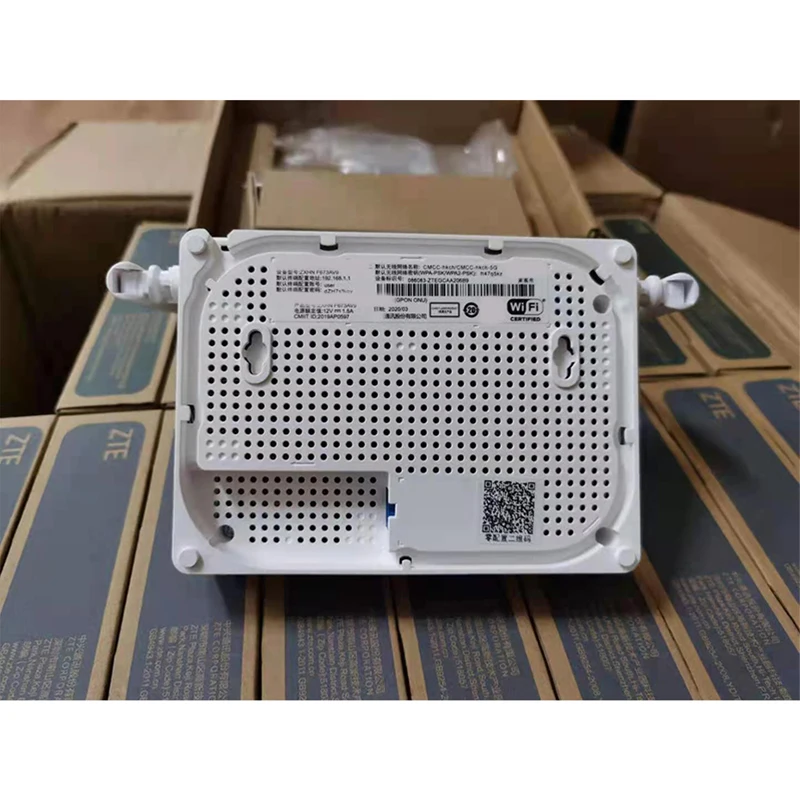 Original NEW F673a V9 gpon Dual Band ONU 4ge+1tel+2usb+Ac 5g Wifi F673av9A Ont ONU Gpon without power no box Freeshipping