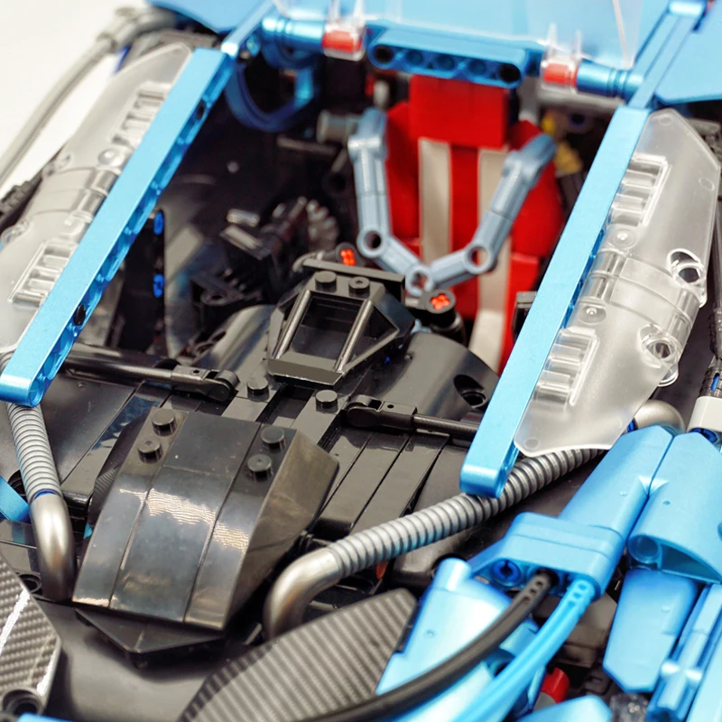 

GULY 10613 MOC подробный уникальный 1:8 спортивный автомобиль модель гиперкара строительные блоки кирпичи головоломка сборка детские игрушки подарки на день рождения