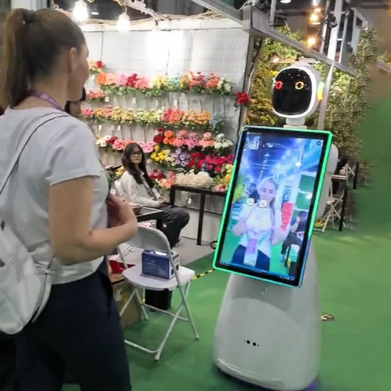 Photobooth Robot Photography Robot Photography Rotating Selfie Robot Photobooth Trade Show