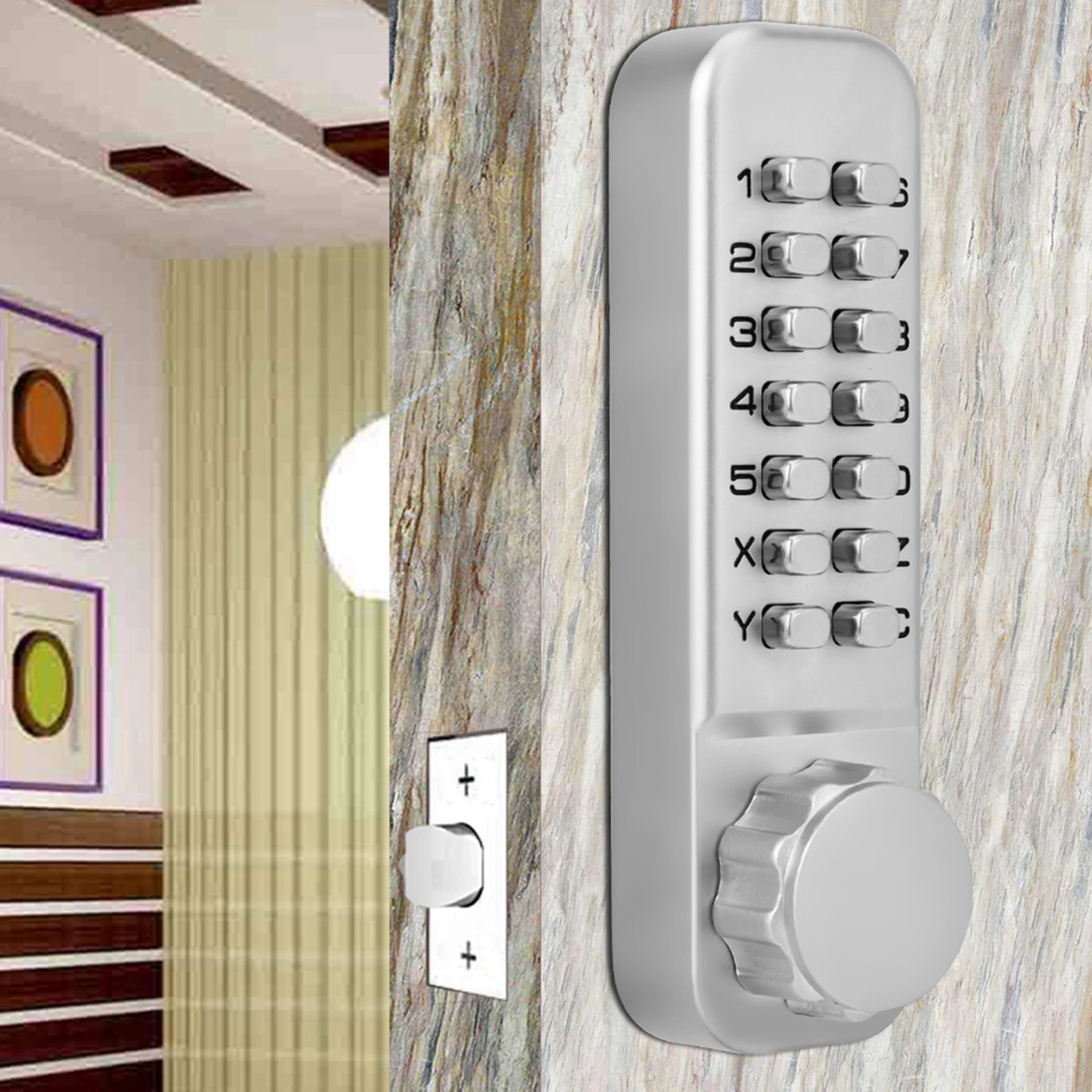 Digit  Lock Digits  Mechanical  Lock Door Password Security Coded Lock Security Coded Lock Mechanical  Lock