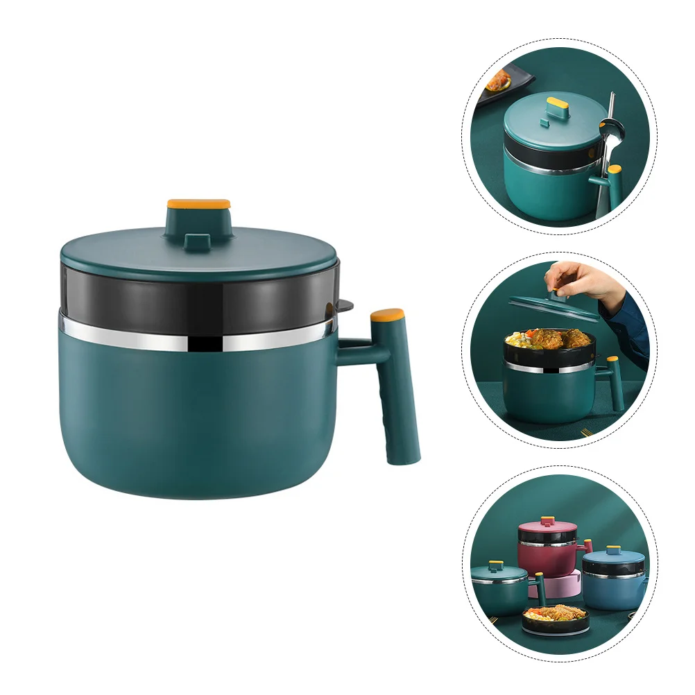 

1pc 1500Ml Fast Food Cup Bento Box Lightweight Portable Lunch Container For Camping Travel Office Soup Noodle Bowl Heat