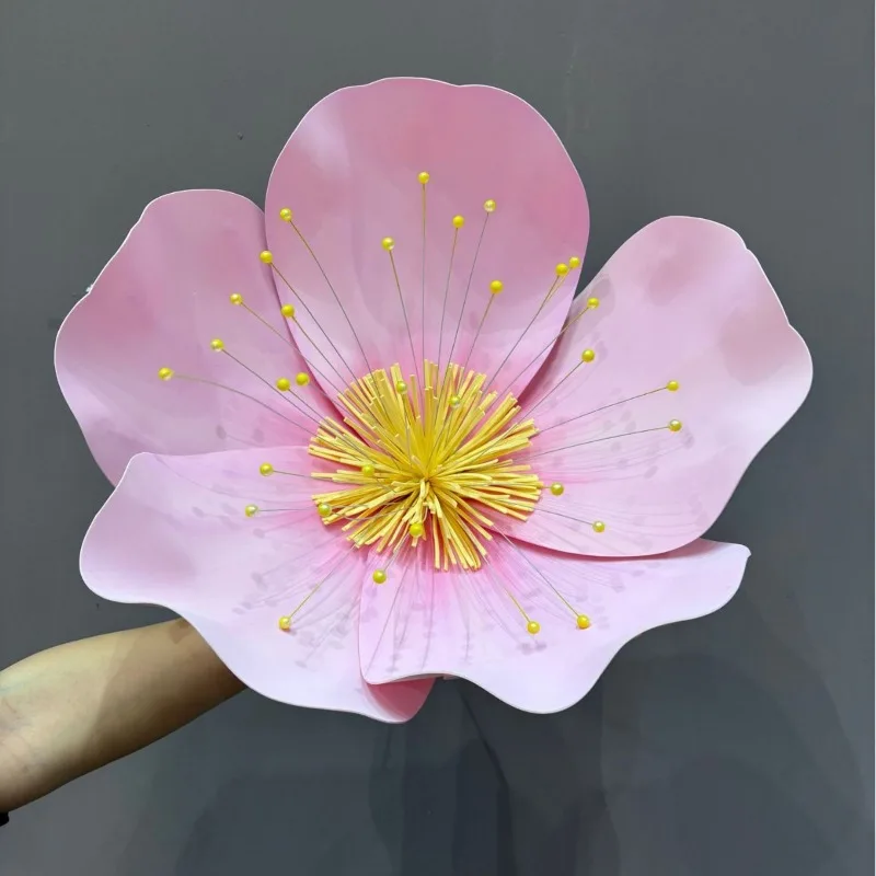 Big festival scene arrangement paper art flower outdoor waterproof beautiful decoration three-dimensional flower