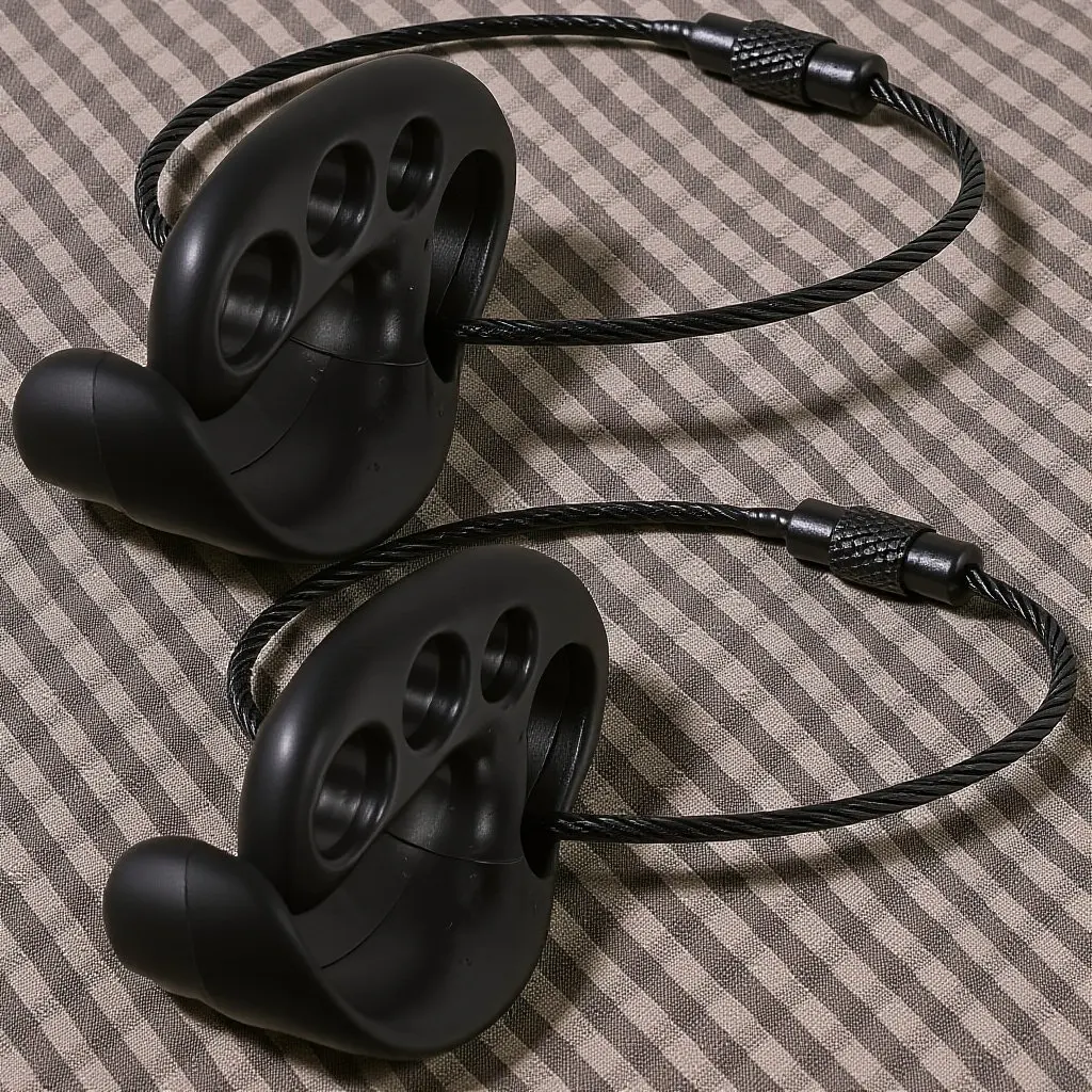 

2 шт. зажимов для летающих дисков, надежная конструкция, подходит для всех типов дисков, надежный механизм фиксации, портативный, компактный размер, для занятий спортом.