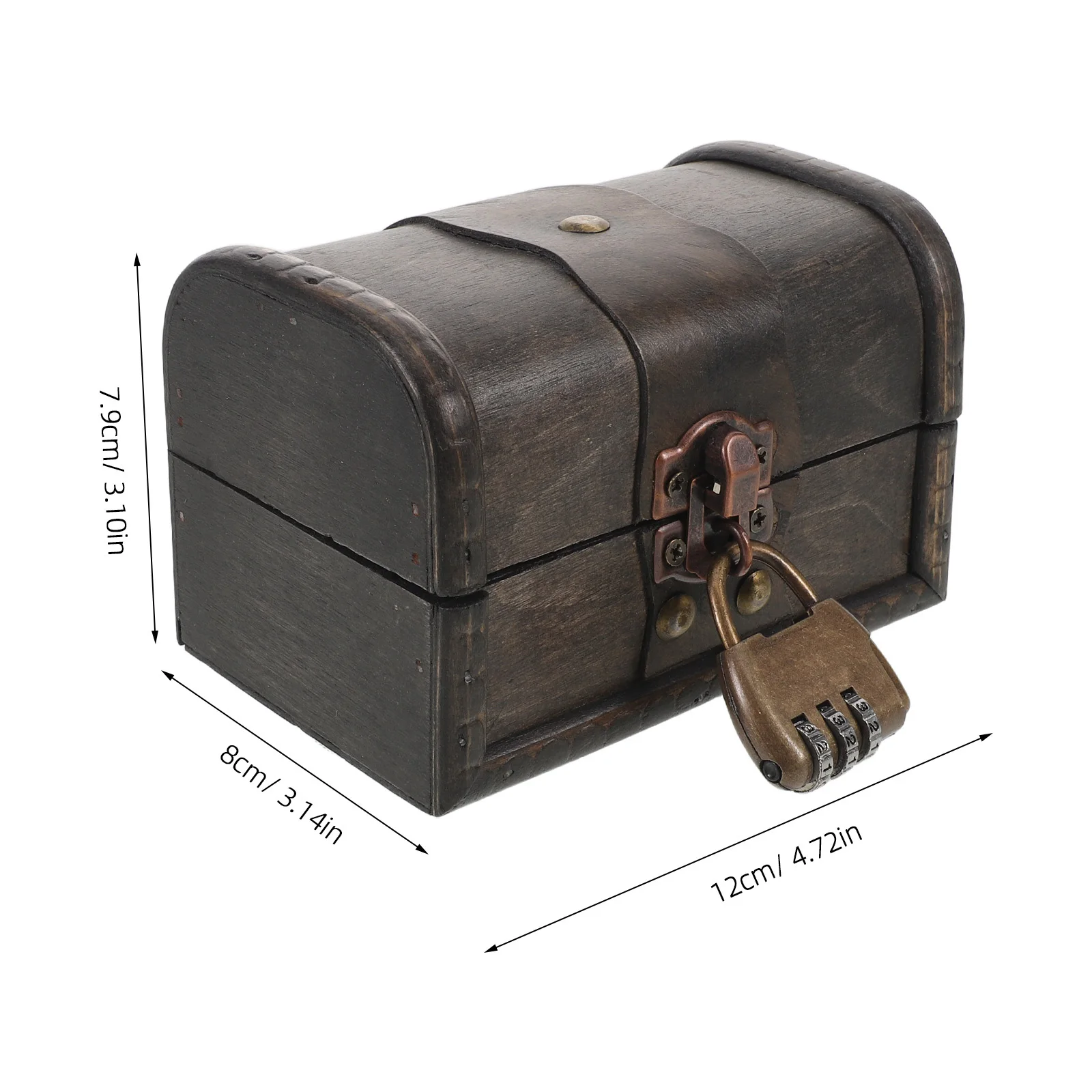 غرفة الهروب صندوق الكنز خمر لغز خشبي الصدر لتخزين المجوهرات منظم تذكار ديكور قابل للقفل لعبة الدعامة