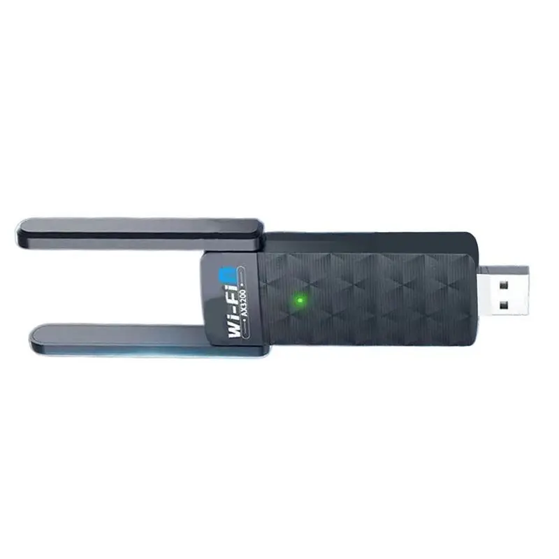 

A29F-3200Mbps Wifi 6 USB Adapter BT5.3 5G/2.4Ghz USB3.0 Wifi Dongle Wireless 802.11Ax Network Card Gain Antenna For Win 10 11