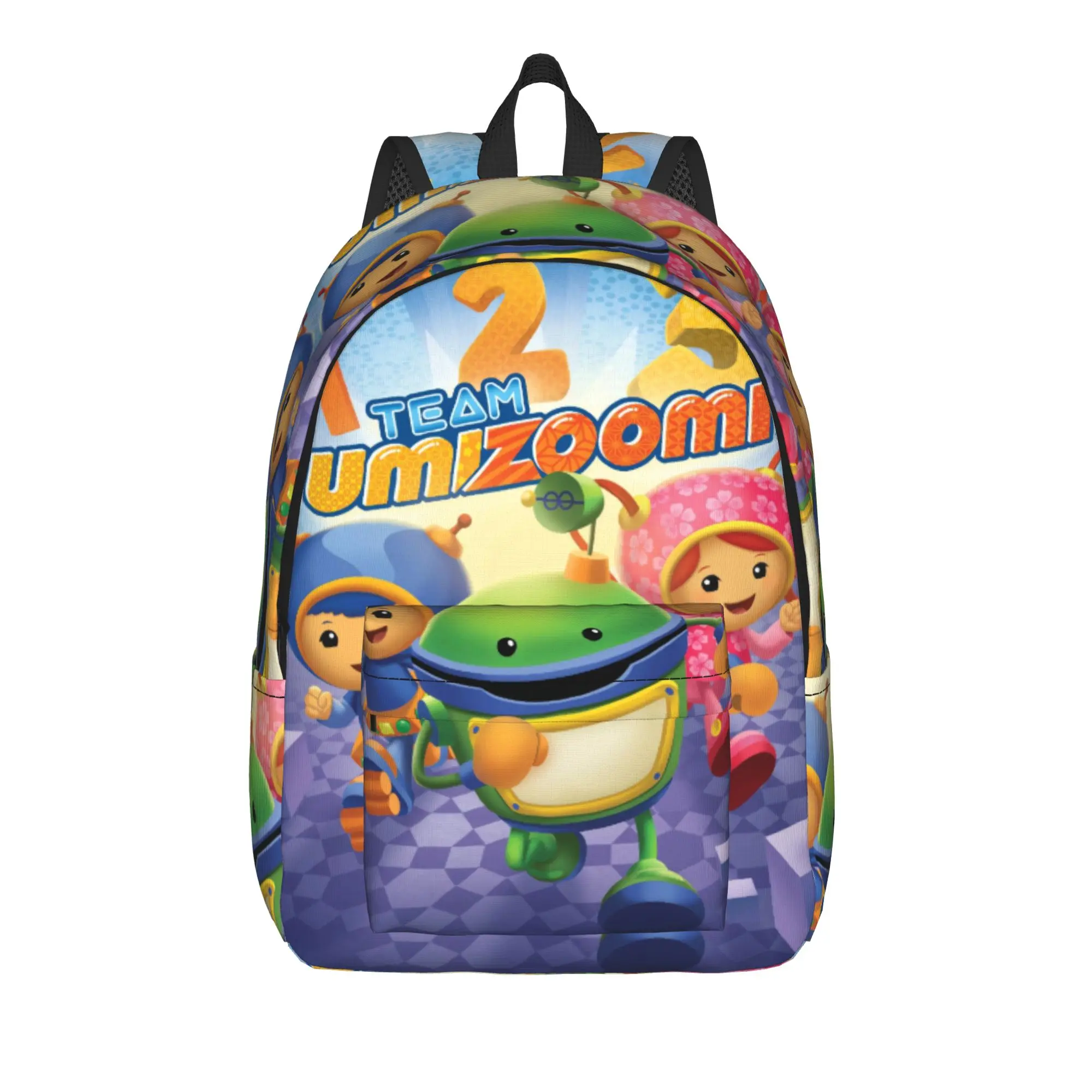Bright Number Team Umizoomi Backpack  College Backpacks Women Custom Pattern School Bags Kawaii Rucksack