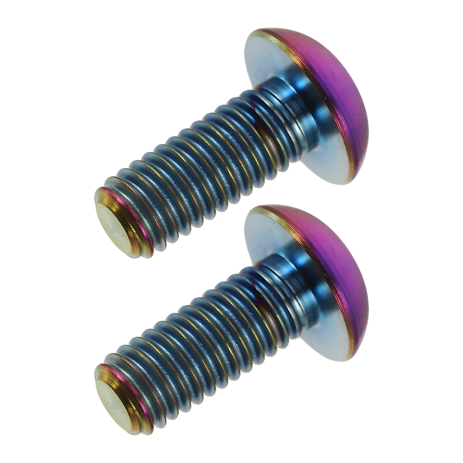 

2pcs Titanium Bike Screw M5 X 12Mm Lightweight Durable Titanium Alloy High Strength Fasteners For Road Bike Motorcycle Water