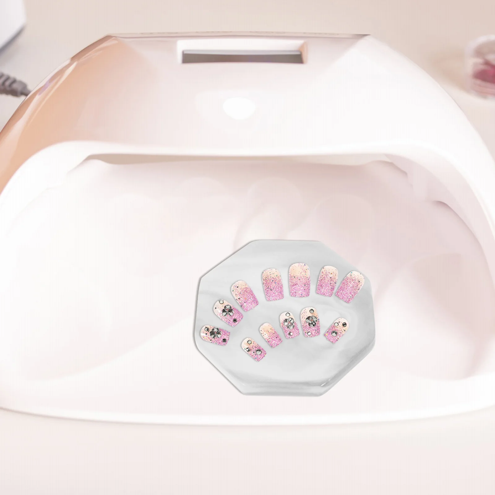 

Nail Art Display Board Stylish Unique Color Mixing Tray Nail Art Manicure Display Frame Practical Manicure