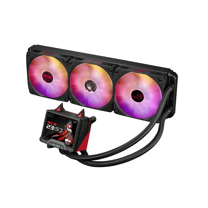 New ROG STRIX RO Princess 360 ARGB LCD LGA1851 Ready for AM4/5 285K 265K AIO CPU Cooler ARGB Liquid CPU Fan Gaming PC Cooling