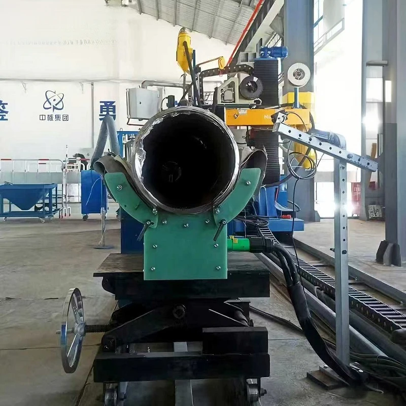 Pipe Coating Pre-Weld Preheating Equipment-PLC Controlled Induction Heating Machine For Steel Pipes Gear Motor CE ISO 1 Year