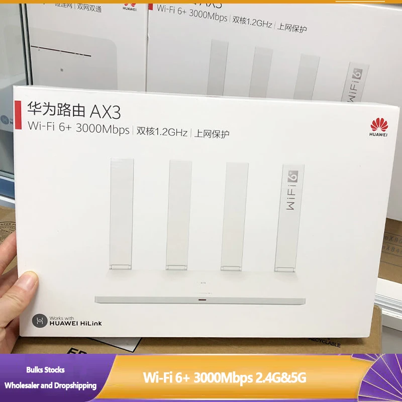 Imagem -06 - Huawei-router Ax3 Gigabahome Dual-core 2ghz Wi-fi Mais 3000mbps 2.4g e 5g Repetidor Wi-fi Malha sem Fio cn Ws7100
