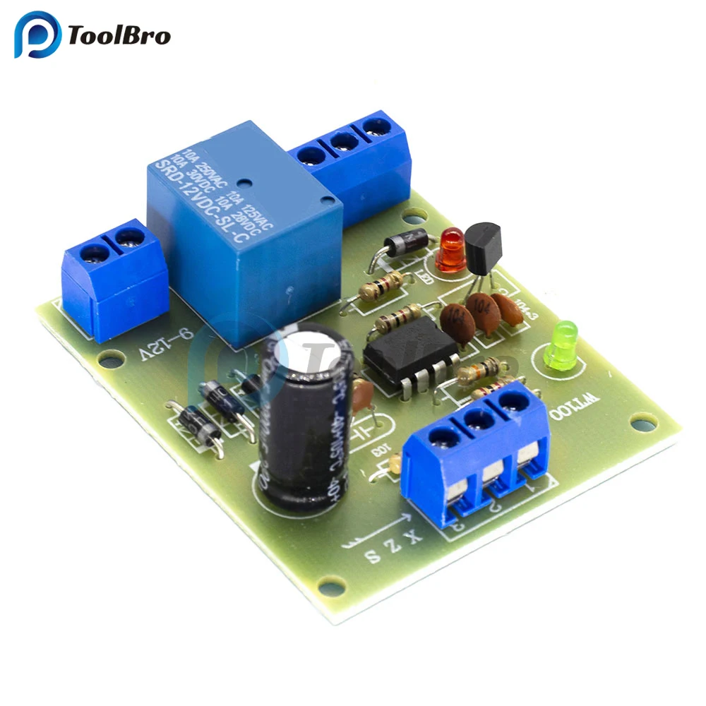 Liquid Water Level Controller Sensor Module DC 9-12V Automatic Pumping Drainage Water Level Detection for Pump Control