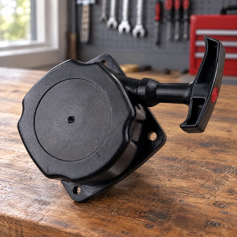 Recoil for starter Unit for E43 Auger Models E43CE and E43WC Black Pulling 15 11 8cm Pull Cord and Hardware Recoil