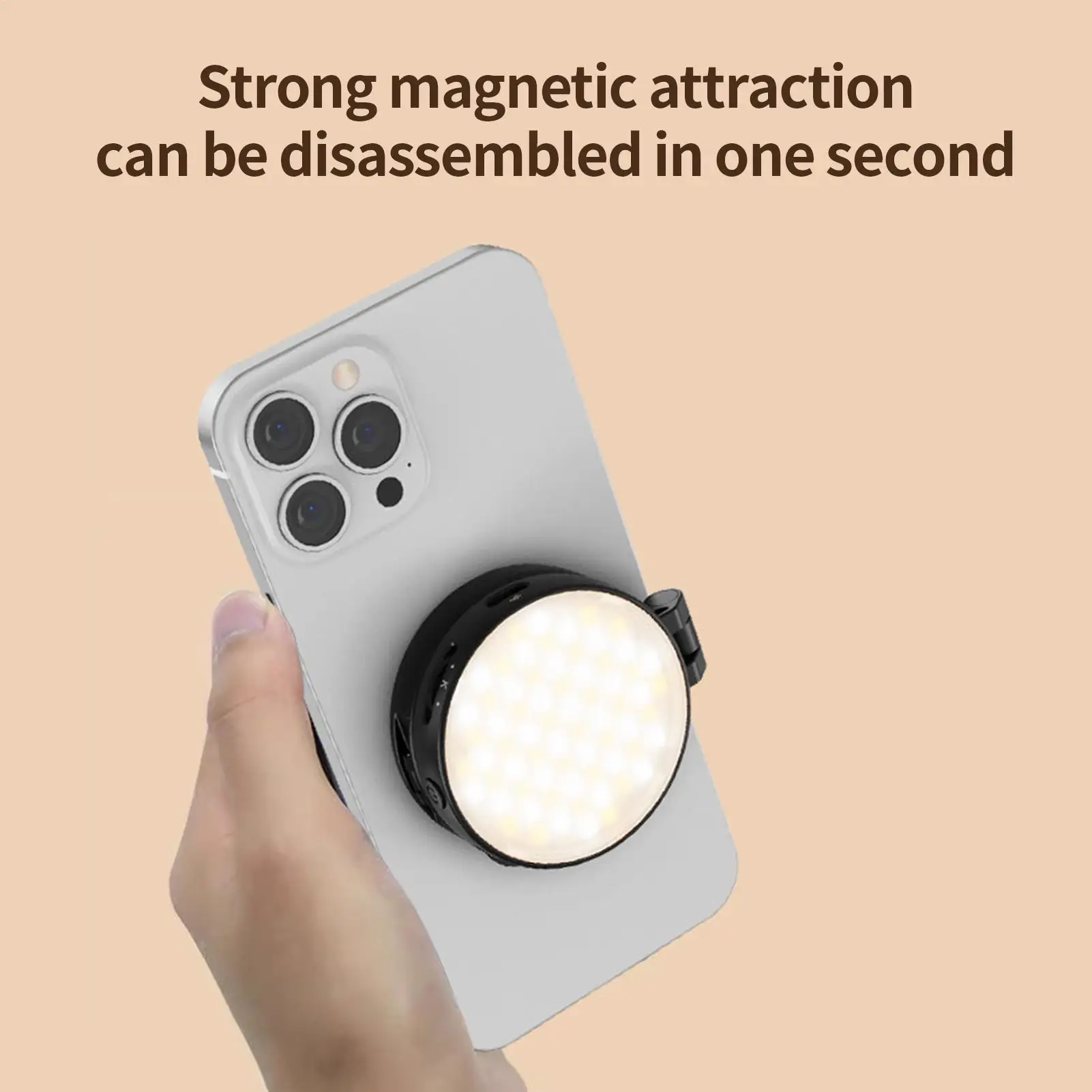 ضوء للهاتف المغناطيسي ماكياج مصباح المحمولة صورة شخصية ضوء للتصوير الفوتوغرافي تسجيل الفيديو ماكياج تسجيل الدخول السفر مكتب المنزل