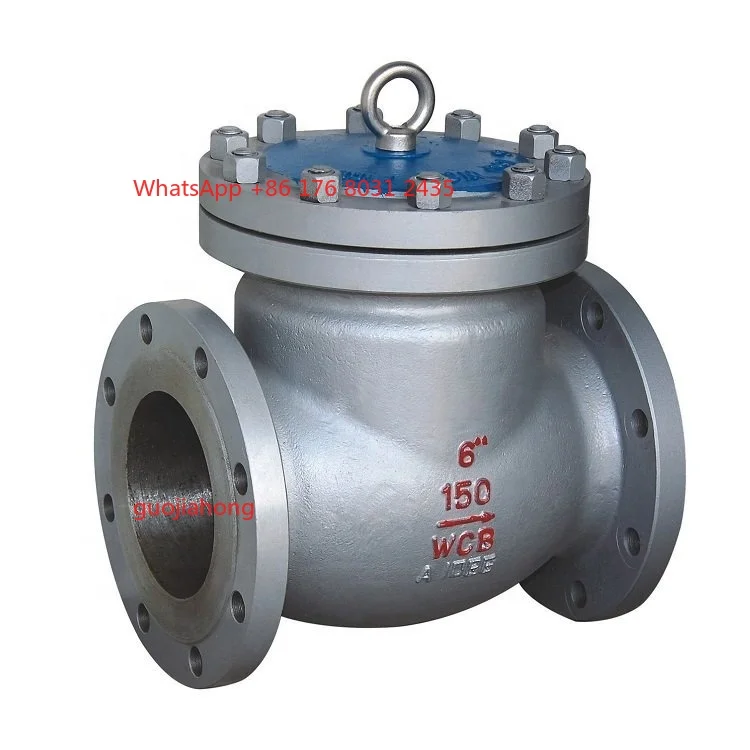 

Non Return Swing Check Valve Casting Steel High Pressure ANSI Standard 150lb 300lb 600lb Flanged Hydraulic General WCB /CF8M