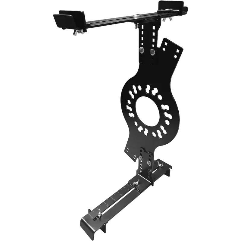 Herramienta de montaje de rueda, simulador de montaje de rueda con patrón de 6 aletas de 14 "-22", herramienta de mockup de medición de tamaño de ajuste de llanta/neumático, rueda de coche práctica