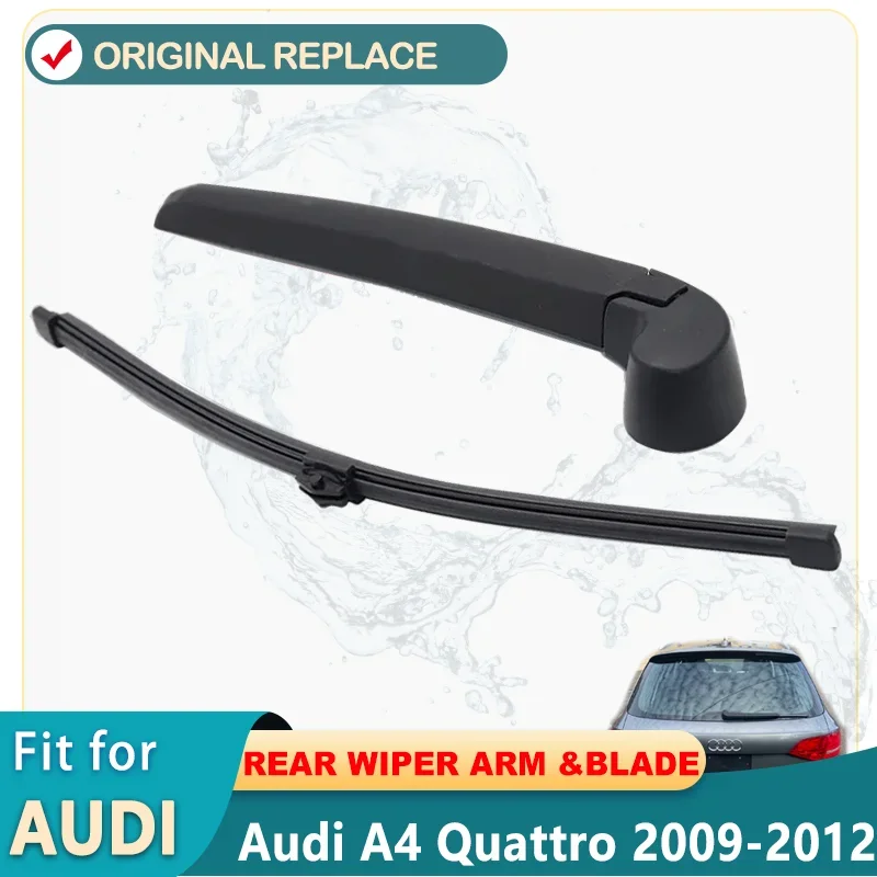 

16" Rear Wiper Blade and Arm For Audi A4 Quattro Audi allroad A4 B8 Windscreen Rubber 2009 2010 2011 2012 2013 2014 2015 2016