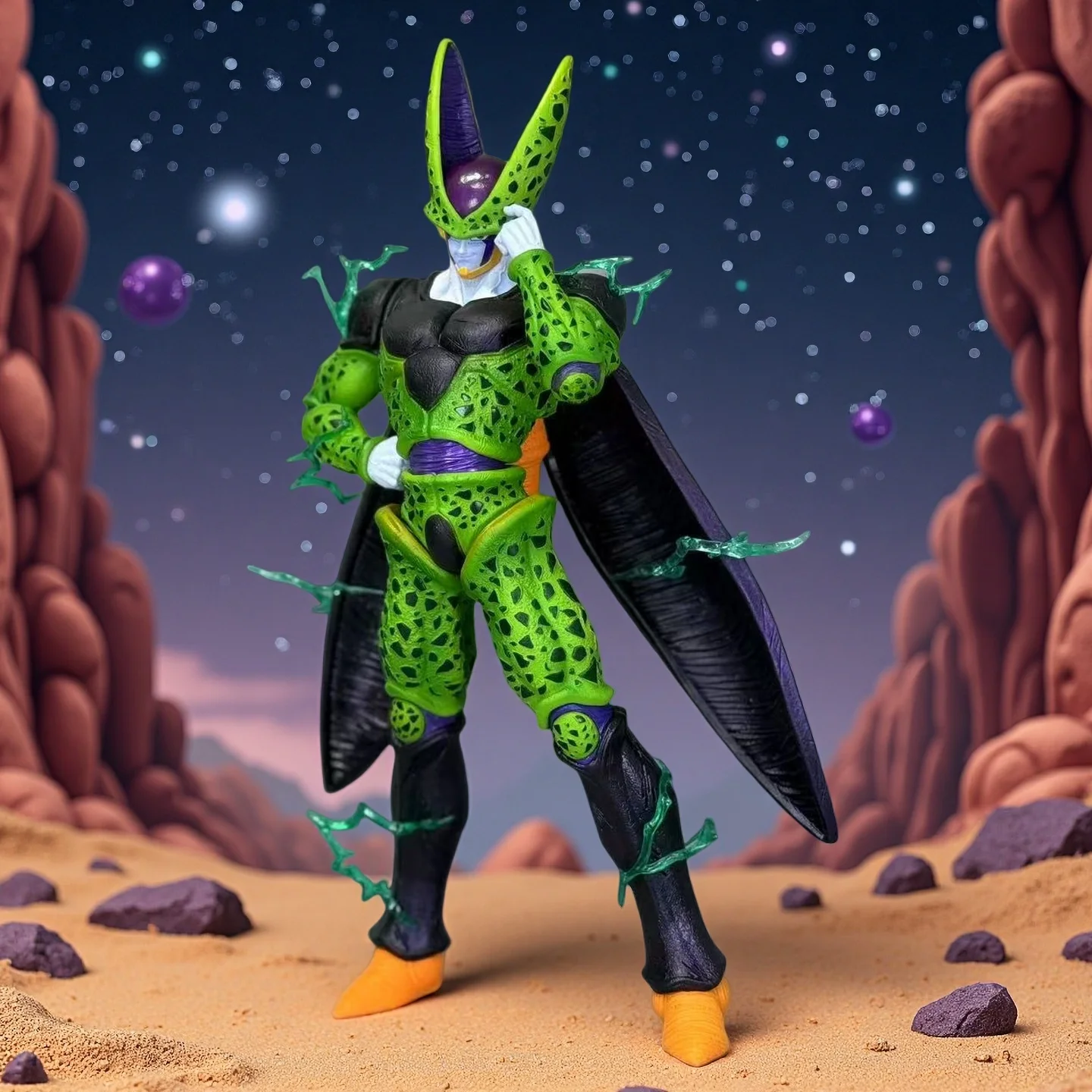 Figura de Dragon Ball de 30cm, figura de Anime, destino, duelo, Pose de pie, figura de acción Shalu, Super Saiyan, juguetes para niños, regalos para el Día de los niños