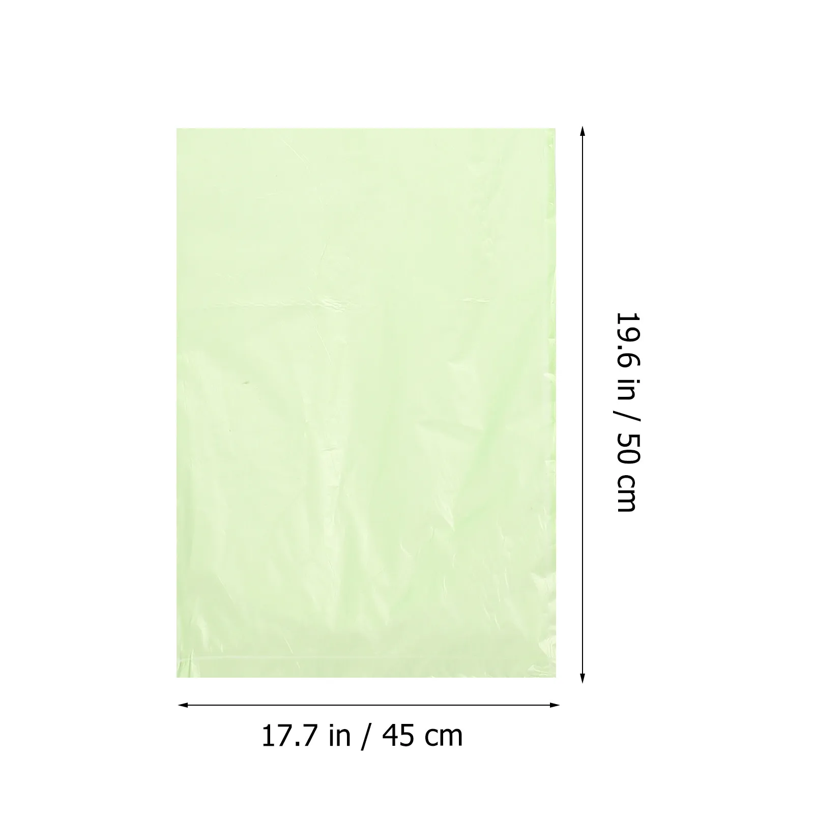 Heavy Duty Garbage Bags 100 Pack Thick Leakproof Large Capacity for Kitchen Bathroom Office Car Diapers