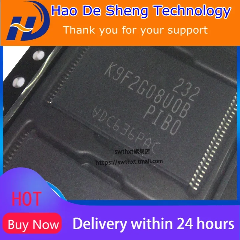 10PCS/LOT K9F2G08UOB-PIBO K9F2G08U0B-PIB0 TSOP-48 New Original in Stock