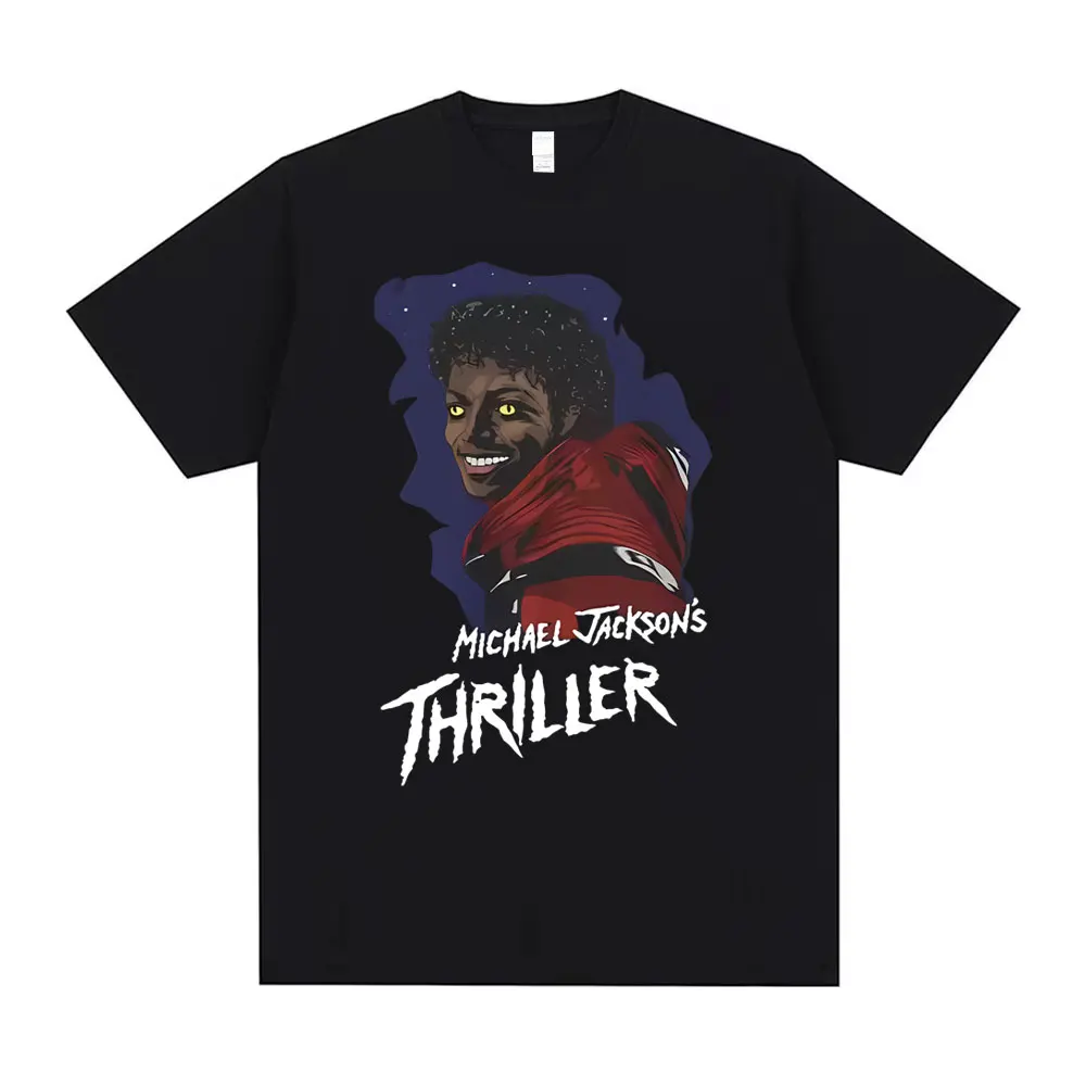 Michael Jackson Thriller Graphic T Shirts King of Pop Zombie Music Legen T-shirt Men Women Classic Vintage Oversized T-shirts