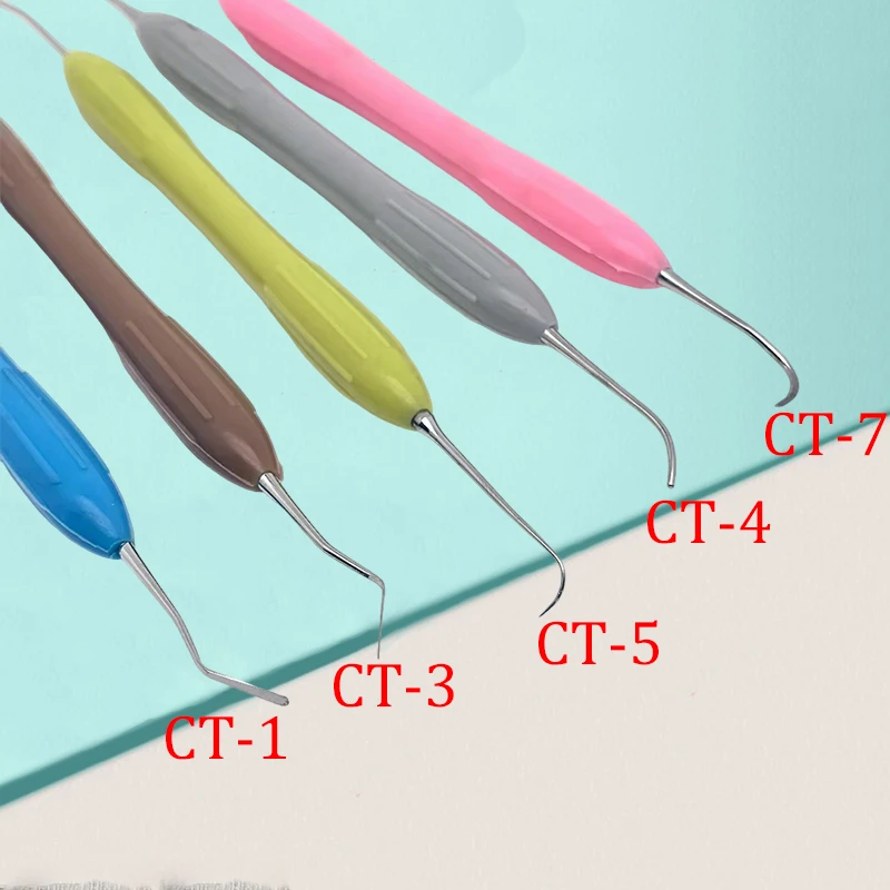 

2pcs Dental Resin Spatulas Composite Filling Tools, Aesthetic Restoration Dental Material Silicone