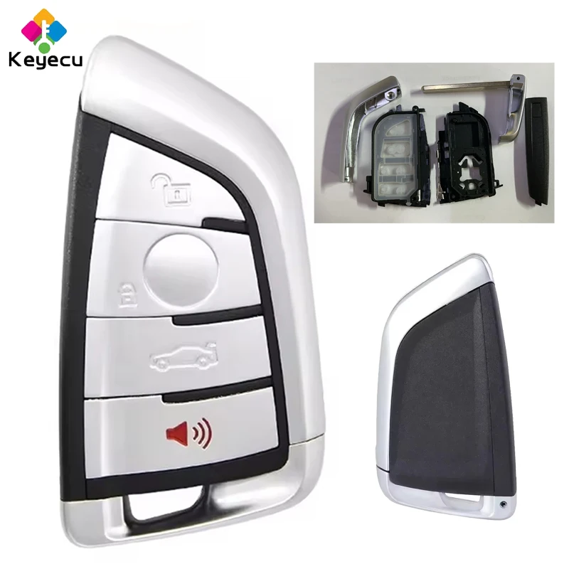 

Чехол KEYECU Knife Smart Remote Key Shell с 4 кнопками для BMW G20 G30 G32 G11 G15 G29 2015 2016 2017 2018 2019 2020