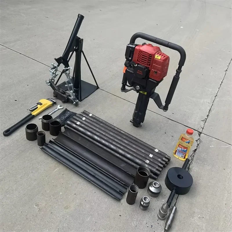 Soil Sampler Driven Portable Soil Drilling Rig Geological Exploration Environmental Testing Equipment
