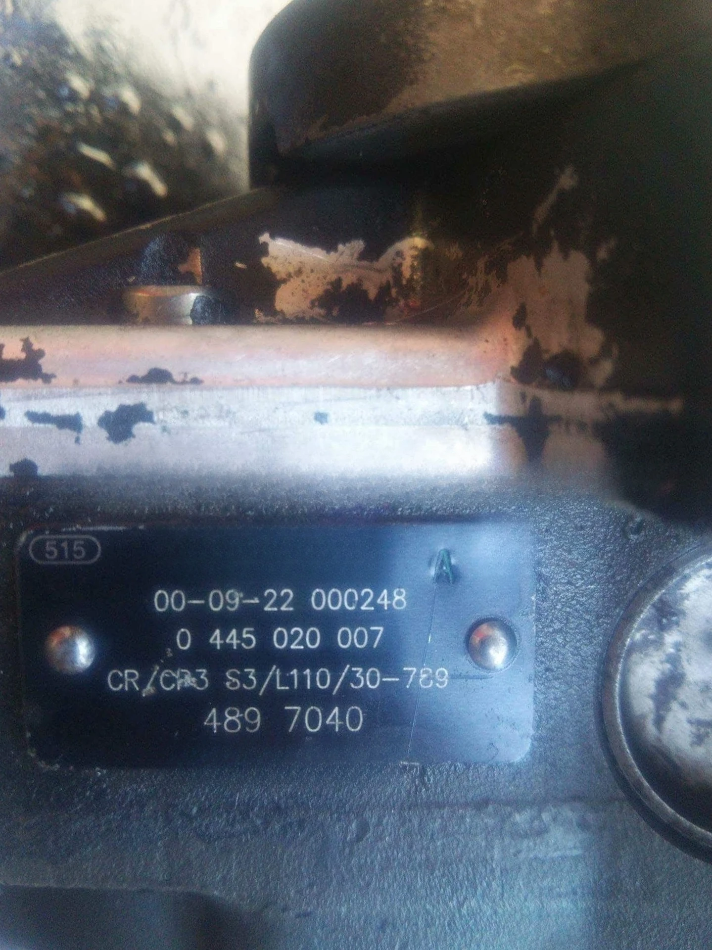 Engine matching, pump 0445020007, pump 489892