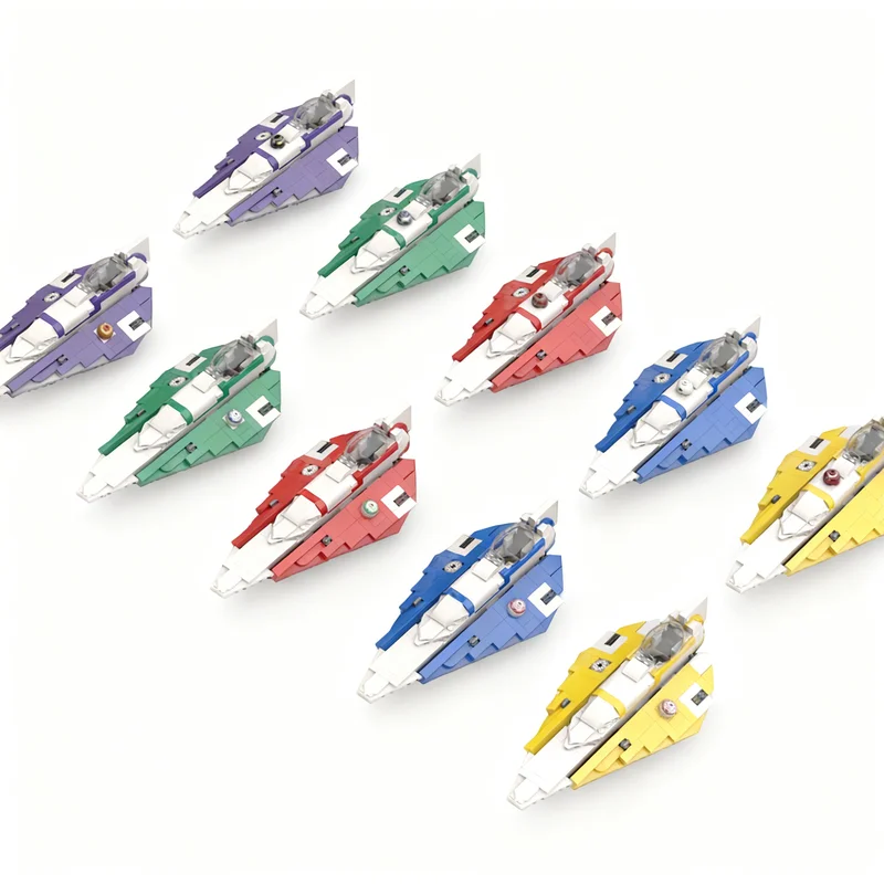 3045pcs MOC Star Battle Delta 7 Aethersprite Class Light Model Building Blocks Construction Toy Christmas Gifts DIY Idea Display