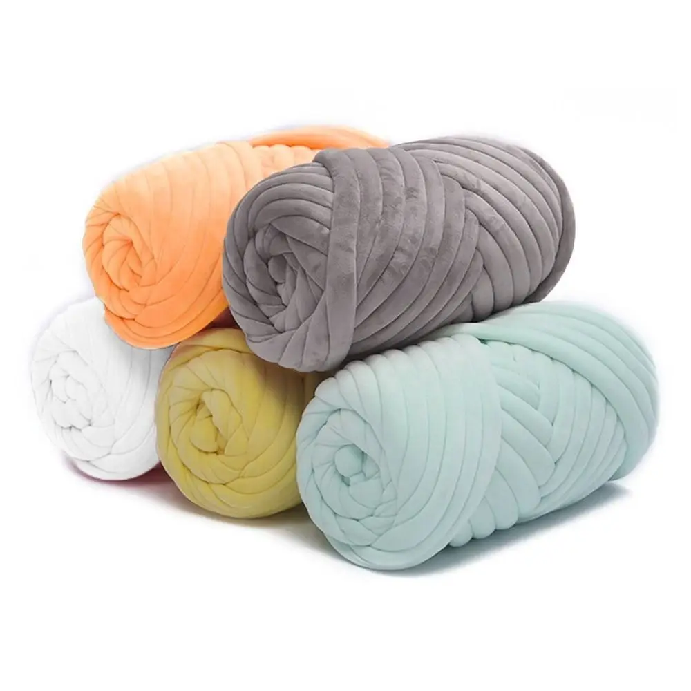 250/500g Novel Functional For Bag Blanket Sewing Thick Woven Thread DIY Hand Knitting Crochet Yarn Yarn Ball