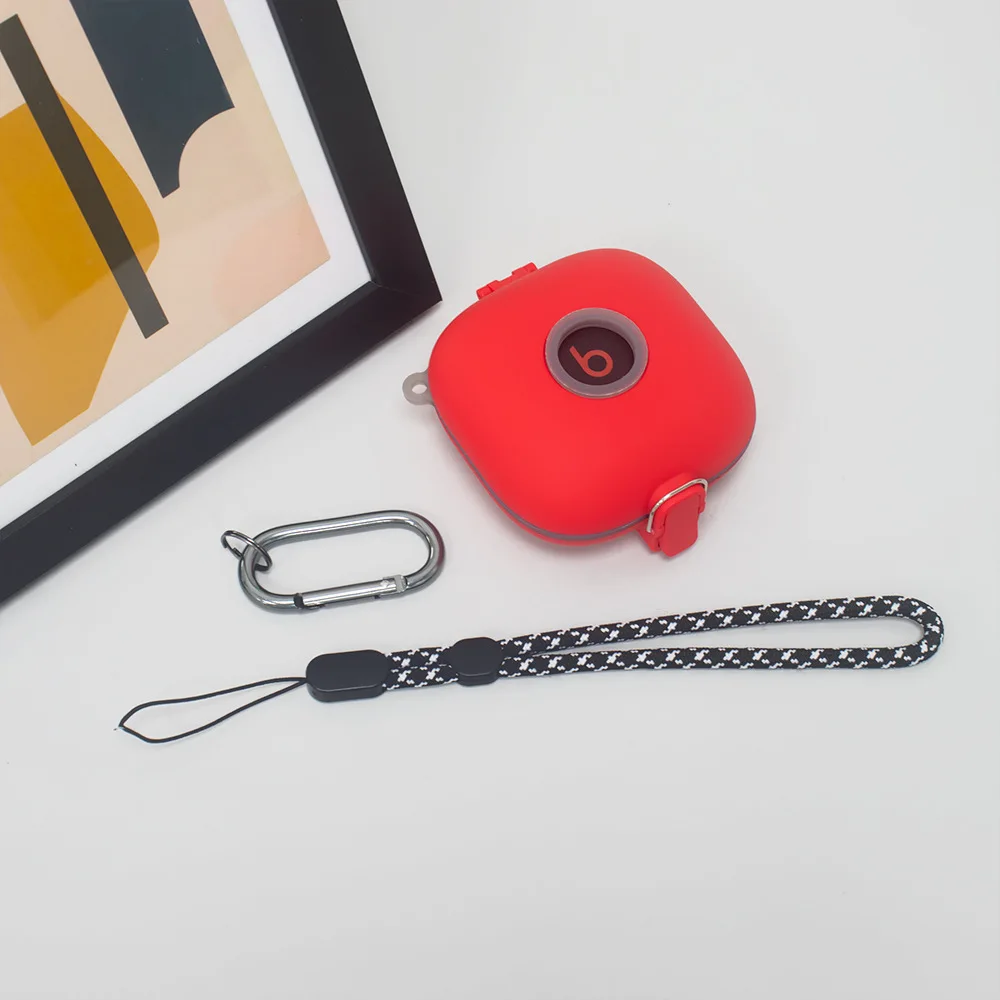 ที่ครอบหูฟังสวิตช์แบบปุ่มป๊อปอัปสำหรับเต้นฟิตโปรกล่องชาร์จหูฟังไร้สายบลูทูธเคสป้องกันเปลือกแข็ง