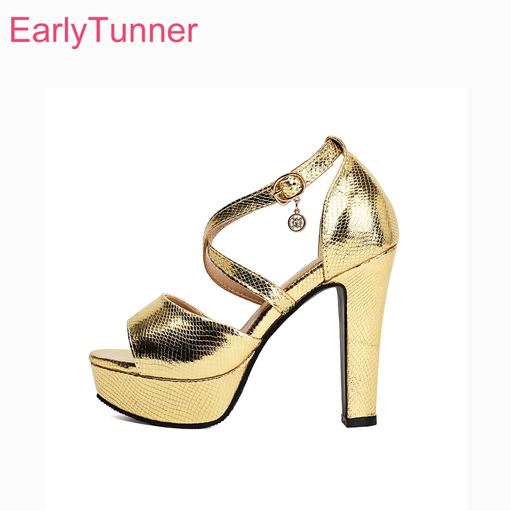 

Летние сексуальные босоножки на платформе 2026 года для женщин, на высоком каблуке-шпильке, вечерние туфли, маленькие и большие размеры 10, 32, 43, для ночного клуба