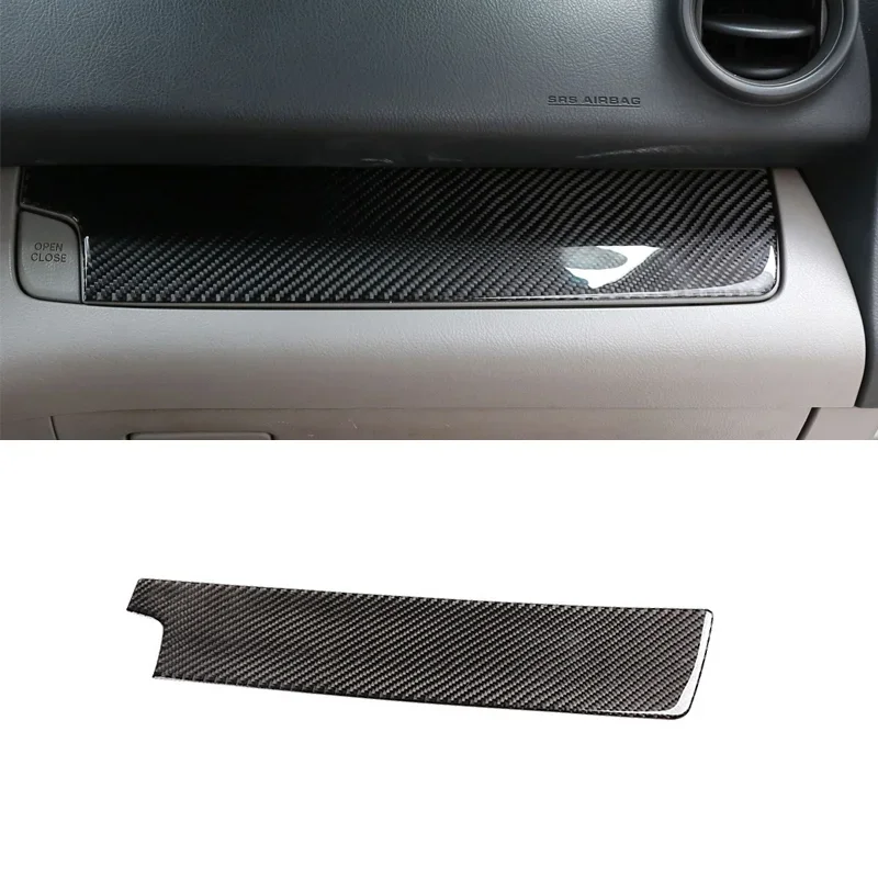 

For Toyota Rav4 RAV 4 2006 2007 2008 2009 2010 2011 2012 Carbon Fiber Car Center Control Copilot Dashboard Panel Cover Trim