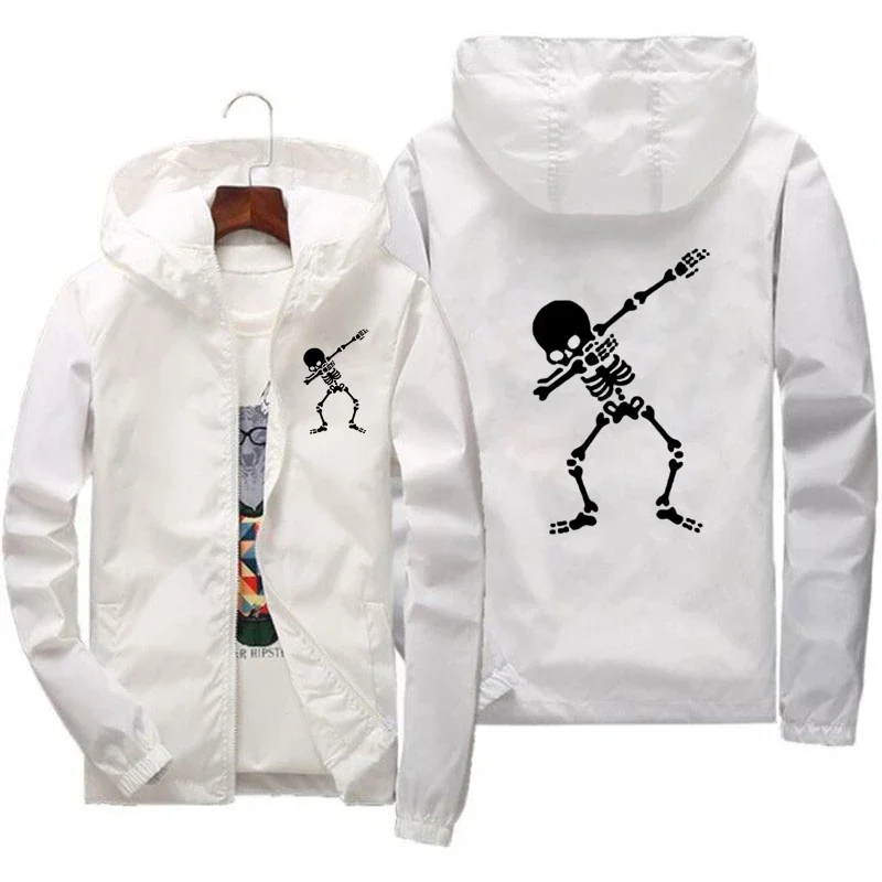 

Men's casual jacket - Spring/Summer new design - Men's street style - Lightweight, windproof and UV-protective coat - With hood