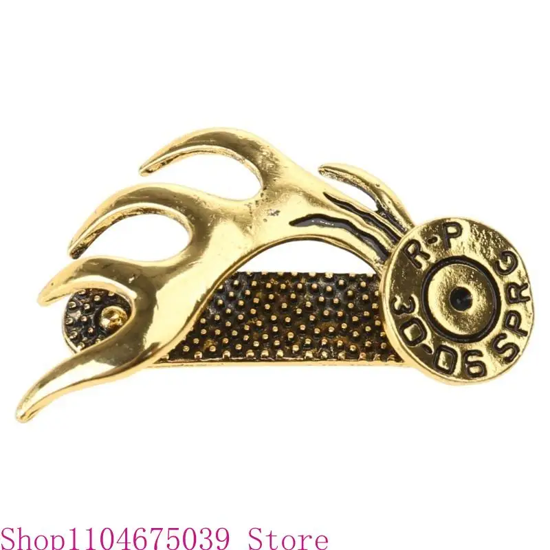 5asd Practical Clip Versatile Brass Hat Clip for Hunting Lovers Durable Metal Brim Clips Gift Accessories for Men