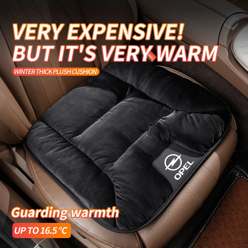 Universal Velvet Car Seat Pad Non-Slip Auto Seat Protector Interior For Opel Corsa Astra Insignia Vectra Zafira Vivaro Antara