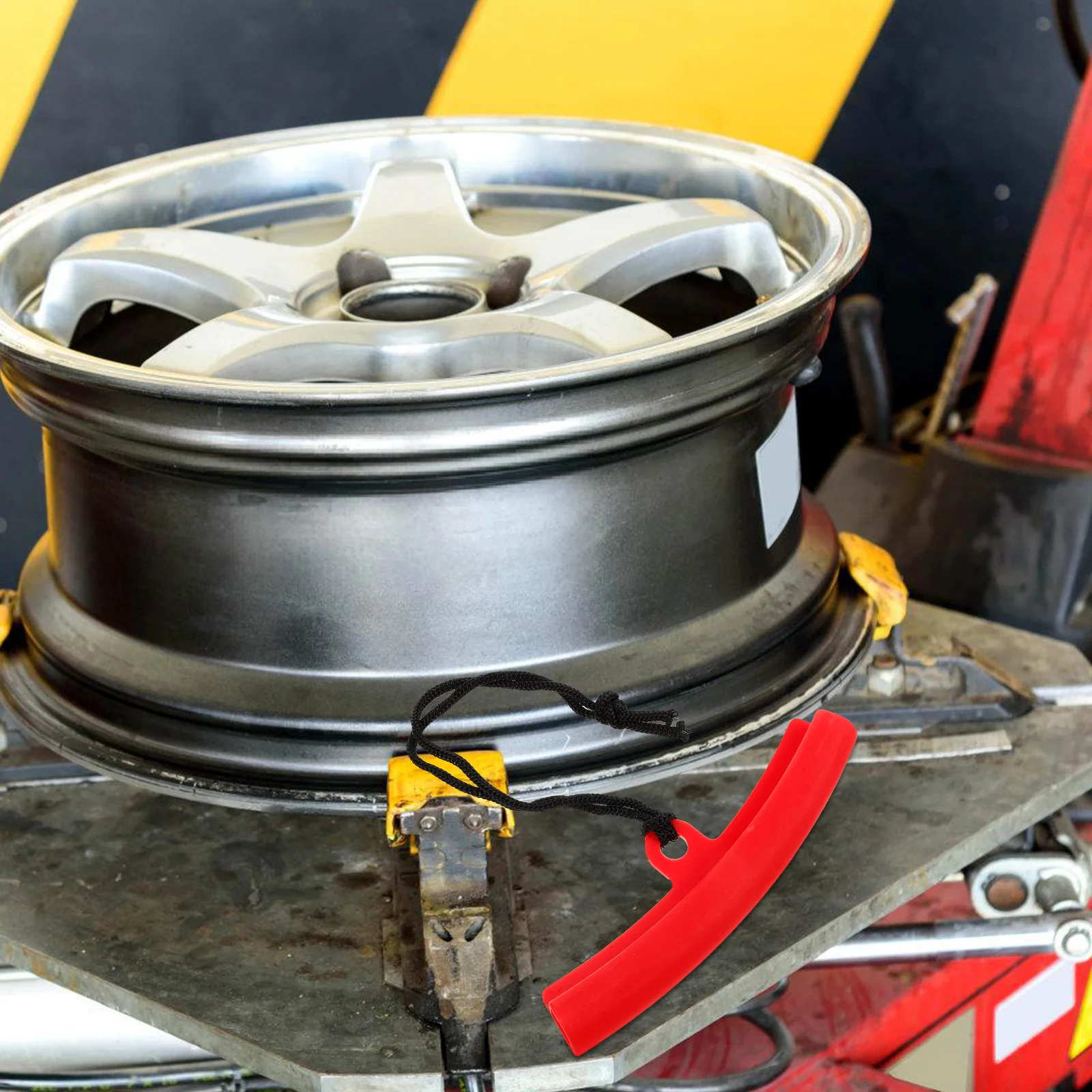 

Steel Ring 15mm Rim Protector 15Mm Red Short Wheel Rim Protection for Car Tire Changing Machine Durability Cushioning