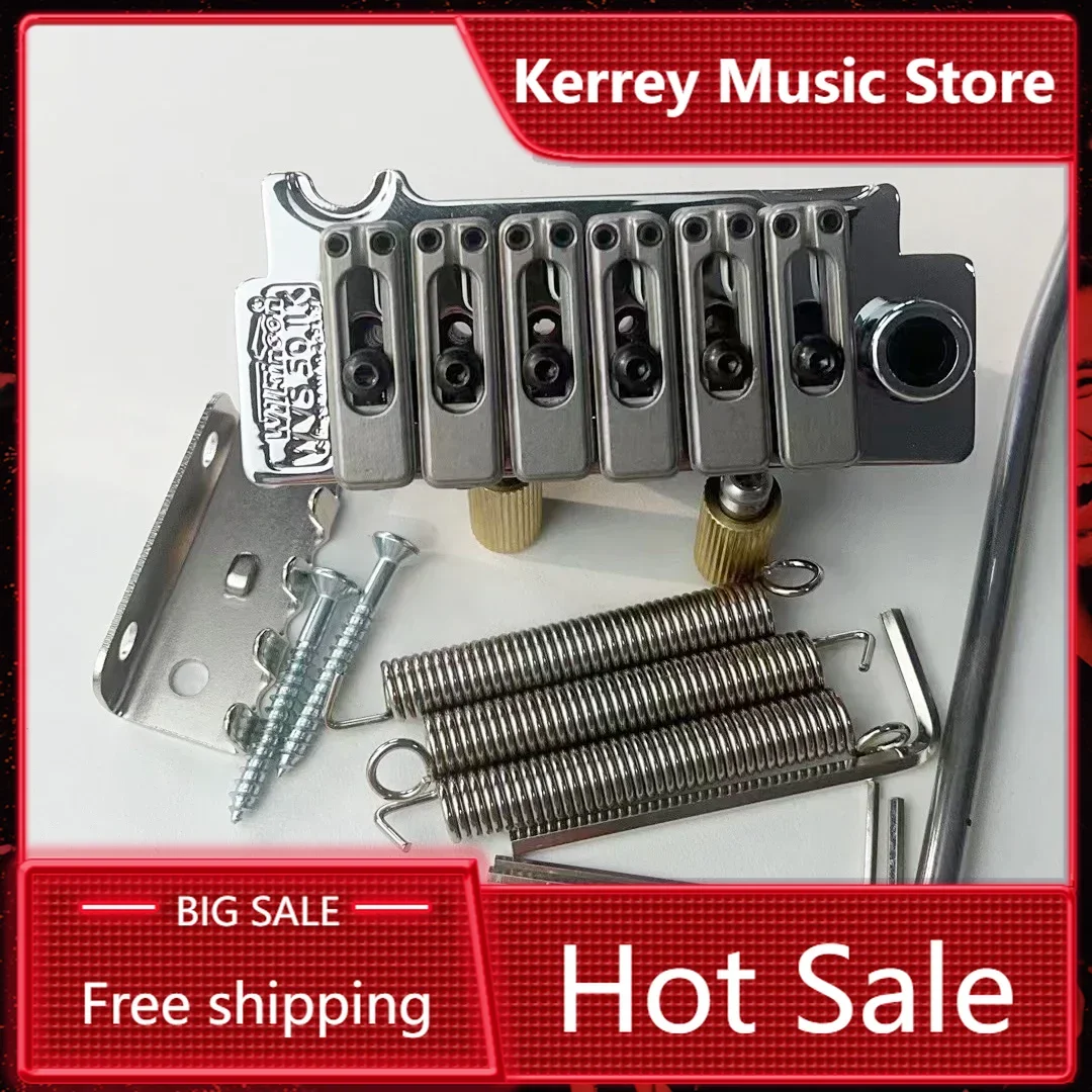 Hot Sale--Wilkinson WVS50IIK 52.5mm 2-Point Steel Saddles Tremolo Bridge With Full SteelBlock